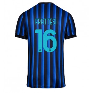 Fotbalové Dres Inter Milan Davide Frattesi #16 Domácí Oblečení 2025-26 Krátký Rukáv